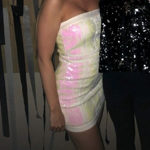 pink sparkly dress